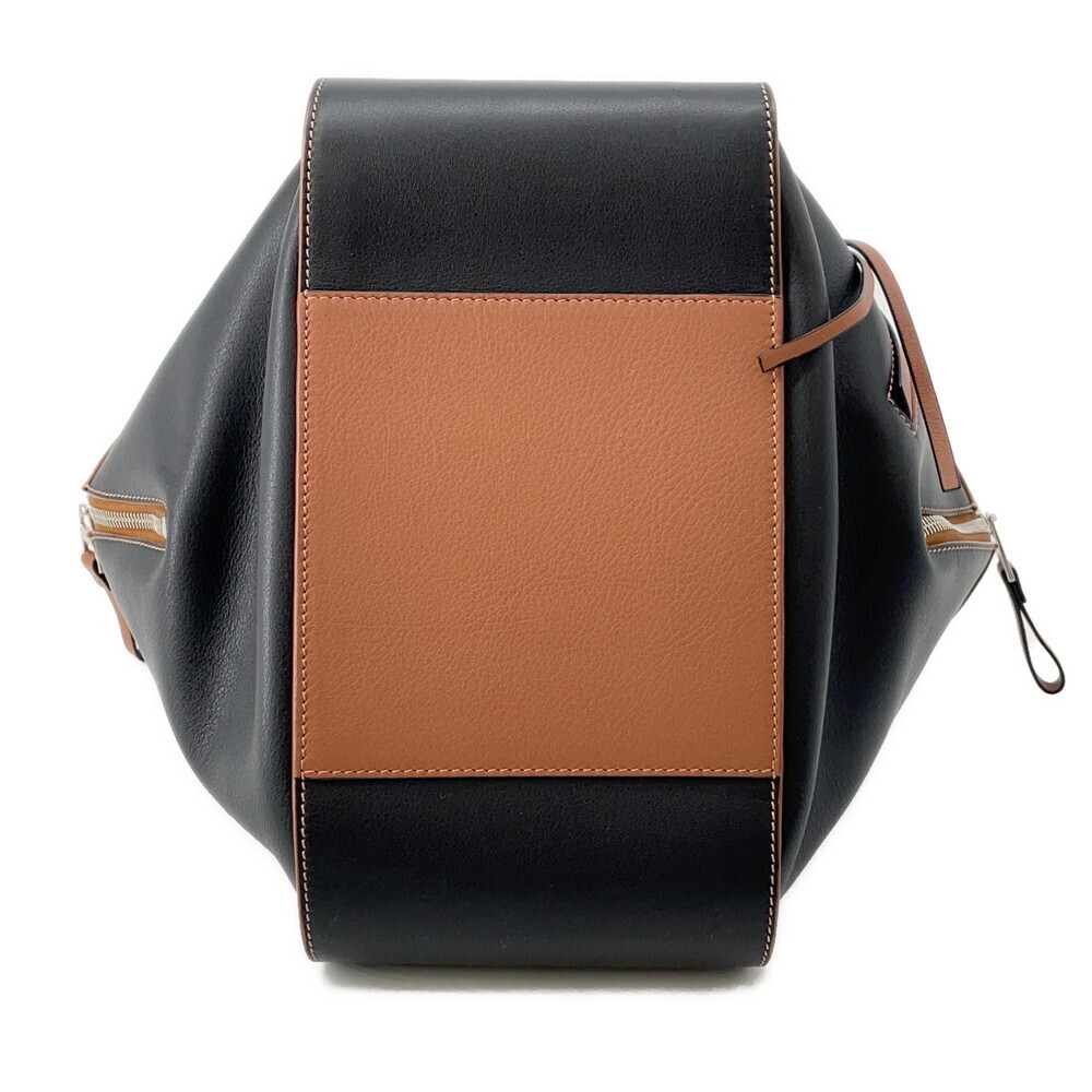 Loewe Hammock Calf Leather Handbag Black Brown Bag - Picture 3 of 12